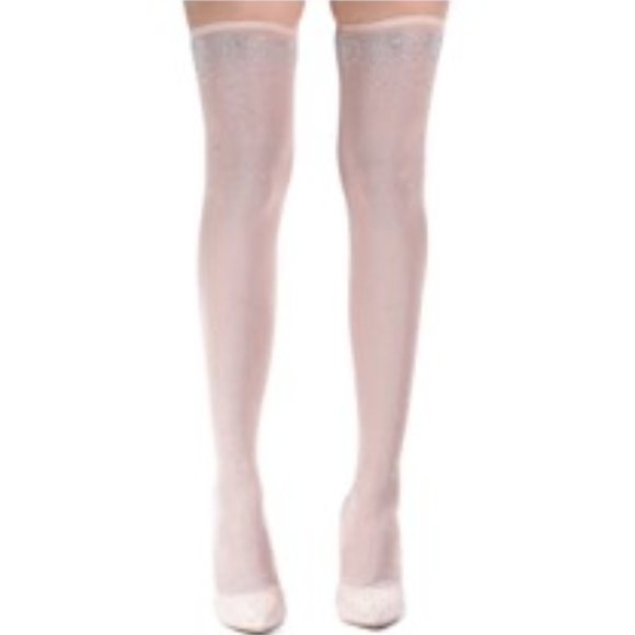 Liliana Venus Jeweled Stocking Thigh High Stiletto - Picture 3 of 4